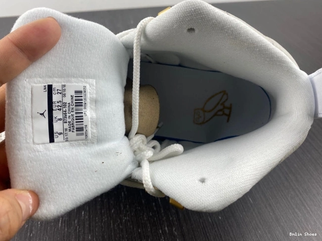 Bmlin Shoes 12 White Jordan Retro OVO 873864-102 0818